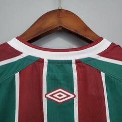 Imagem do Camisa Fluminense Home 21/22 Torcedor Umbro Masculino - Vermelho e verde