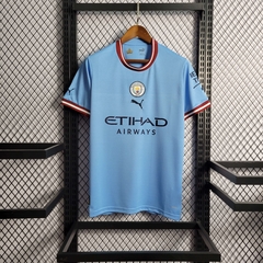 Camisa Manchester City I 22/23 Torcedor Puma Masculina - Azul na internet