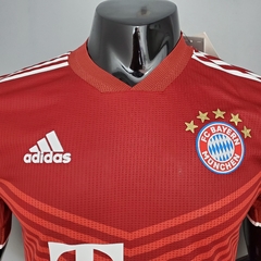 Camisa Bayern de Munique 1 21/22 Jogador Adidas Masculino - Vermelha na internet