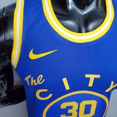 Regata Golden State Warriors City Edition Azul - Nike - Masculina na internet