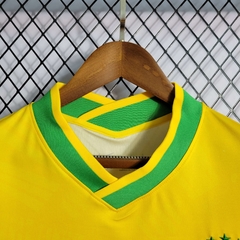 Camisa Seleção Brasileira Cristo Redentor 22/23 Torcedor Nike Masculina - Amarela - loja online