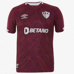 Camisa Fluminense III 2022/23 Vermelha Vinho Torcedor Umbro Masculino