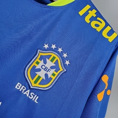 Camisa Seleção Brasileira Treino 21/22 Torcedor Nike Masculino - Azul