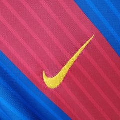 Camisa Barcelona Retrô 16/17 Torcedor Nike Masculino - Azul e Vermelho - Lux Esports - Camisas de Futebol