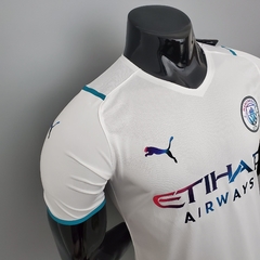 Camisa Manchester City 3 21/22 Jogador Puma Masculino - Branco - comprar online