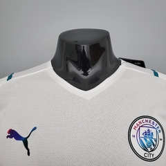 Camisa Manchester City 3 21/22 Jogador Puma Masculino - Branco - Lux Esports - Camisas de Futebol