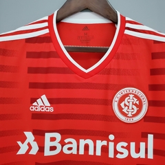 Camisa Internacional I 21/22 Torcedor Adidas Masculina - Vermelho - Lux Esports - Camisas de Futebol