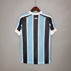 Camisa Grêmio Home 21/22 Torcedor Umbro Masculino - Azul e Preto na internet