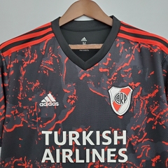 Camisa River Plate Leito do Rio 21/22 Torcedor Adidas Masculina - Vermelha e Preta - comprar online