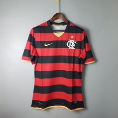 Camisa Flamengo Retrô 08/09 Torcedor Nike Masculino - Vermelho e Preto