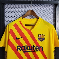 Camisa Barcelona Retrô 19/20 Torcedor Nike Masculina - Amarela - loja online