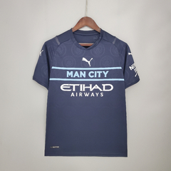 Camisa Manchester City Away 21/22 Torcedor Puma Masculina - Azul escuro