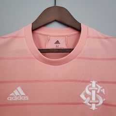 Camisa Internacional Outubro Rosa 21/22 Adidas Masculina - Rosa - loja online