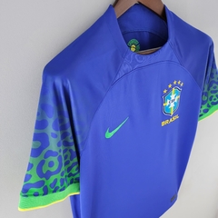 Camisa Seleção Br@z!l II 2022/23 Azul - Nike - Torcedor Masculina - loja online