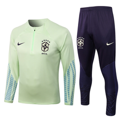 Conjunto de Treino do Br@z!l2022/23 Verde e Azul - Nike