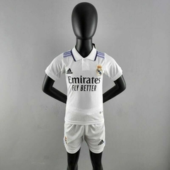 Kit infantil Real Madrid I 22/23 - Nike - Branco - comprar online