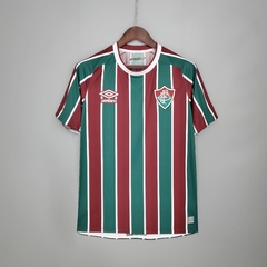 Camisa Fluminense Home 21/22 Torcedor Umbro Masculino - Vermelho e verde