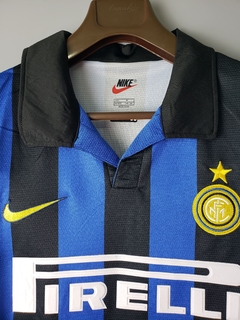 Camisa Inter de Milão Retrô 1998 Torcedor Nike Masculino - Preto e Azul - comprar online