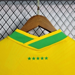 Imagem do Camisa Seleção Brasileira Cristo Redentor 22/23 Torcedor Nike Masculina - Amarela