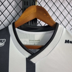 Camisa Atletico Mineiro 50% Comemorativa 22/23 Torcedor Masculina - Branco e preto - Lux Esports - Camisas de Futebol