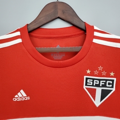 Camisa São Paulo Away 21/22 Torcedor Adidas Feminina - Tricolor na internet