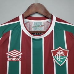 Camisa Fluminense Home 21/22 Torcedor Umbro Masculino - Vermelho e verde na internet