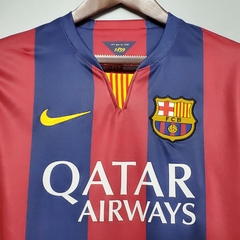 Camisa Barcelona Retrô 14/15 Torcedor Nike Masculino - Azul e Vermelho na internet