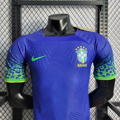 Camisa Seleção Br@z!l II 2022/23 Azul - Nike - Jogador Masculina) na internet