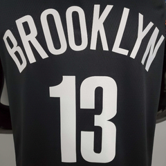 Regata NBA Brooklyn Nets Preta - Nike - Masculina - Lux Esports - Camisas de Futebol