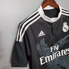 Camisa Real Madrid Retrô 14/15 Torcedor Adidas Masculino - Preto - comprar online