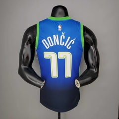 Regata Dallas Mavericks Azul e Verde - Nike - Masculina na internet