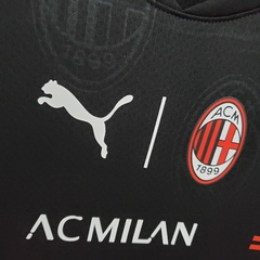 Camisa AC Milan Black 21/22 Torcedor Puma Masculina - Preta na internet