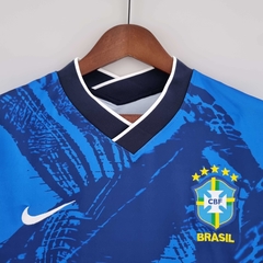 Camisa Seleção Br@z!l Concept 22/23 Torcedor Nike Masculino - Azul - Lux Esports - Camisas de Futebol