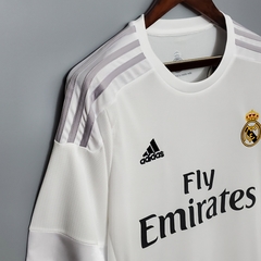 Camisa Real Madrid Retrô 15/16 Torcedor Adidas Masculino - Branca - comprar online