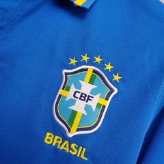 Camisa Seleção Brasileira Polo 20/21 Torcedor Nike Masculina - Azul - comprar online