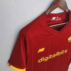 Camisa Roma Home 21/22 Torcedor NB Masculina - Vermelha - loja online