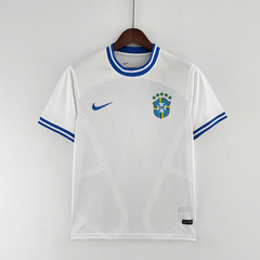 Camisa Seleção Br@z!l Edição Conceito 22/23 Torcedor Nike Masculina - Branca