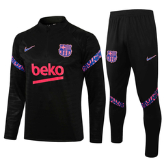 Conjunto Barcelona 21/22 Preta - Nike