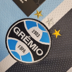 Camisa Grêmio 1 22/23 Torcedor Umbro Masculino - Azul e Preto