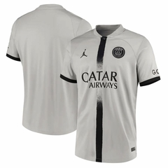 Camisa PSG II 22/23 Torcedor Nike Masculina - Cinza/Preta na internet