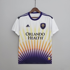 Camisa Orlando City Home 22/23 Torcedor Adidas Masculino - Branco e azul