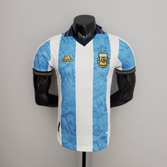 Camisa Seleção Argentina 1 22/23 Jogador Adidas Masculino - Azul e Branco