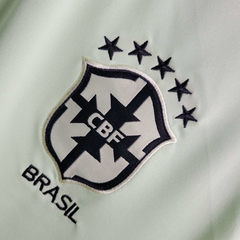 Camisa Seleção Br@z!l Polo 22/23 Torcedor Nike Masculina - Verde