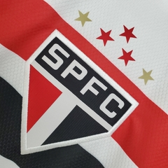 Camisa São Paulo Home 21/22 Torcedor Adidas Masculina - Branco - Lux Esports - Camisas de Futebol