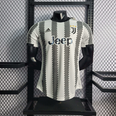 Camisa Juventus I 22/23 Jogador Adidas Masculina - Preta e Branco