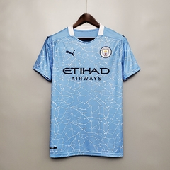 Camisa Manchester City Home 20/21 Torcedor Puma Masculino - Azul bebê - comprar online