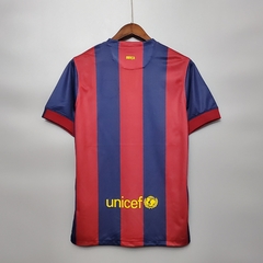 Camisa Barcelona Retrô 14/15 Torcedor Nike Masculino - Azul e Vermelho na internet