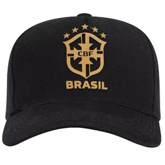 Boné CBF Aba Curva Snapback Preto - Adulto na internet