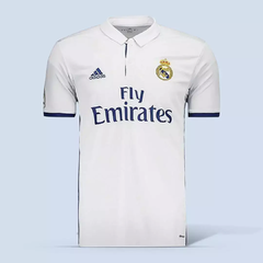 Camisa Real Madrid I Retrô 16/27 Torcedor Adidas Masculino - Branca