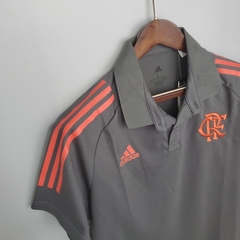 Camisa Flamengo Polo 21/22 Torcedor Adidas Feminina - Preta na internet